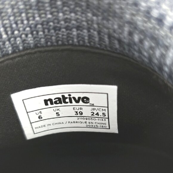 Native Women's Nova Hydroknit Waterproof Ankle Boots Slip On Grey Knit Size 6 - Picture 11 of 14